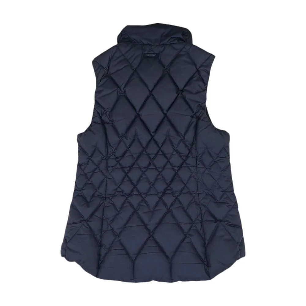 Navy Solid Puffer Vest - Image 2