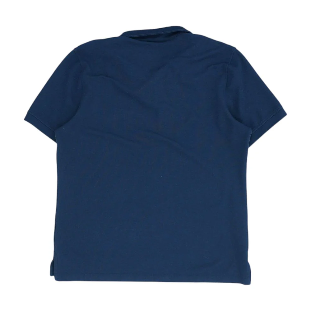 Navy Solid Short Sleeve Polo - Image 2