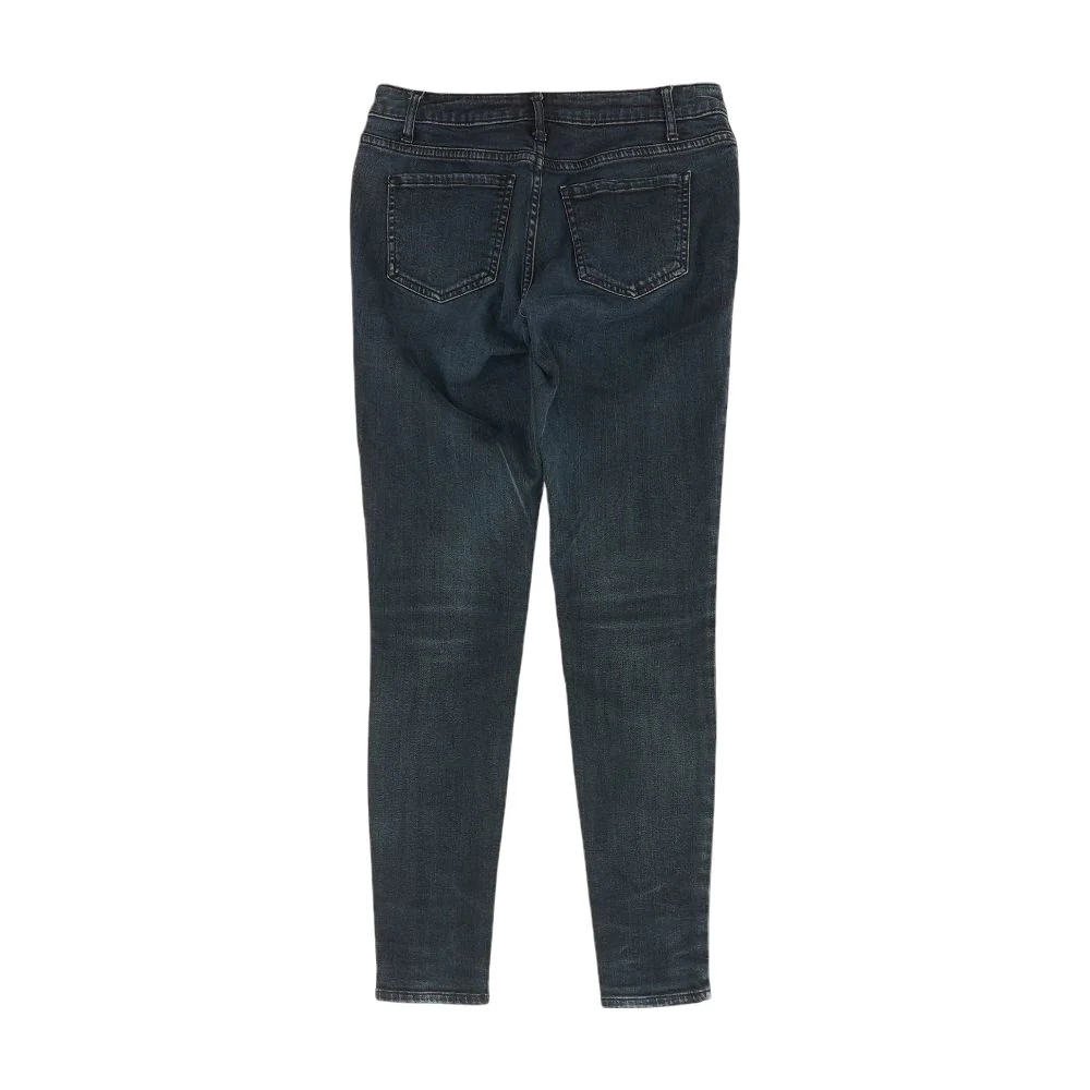 Navy Solid Skinny Leg Jeans - Image 2
