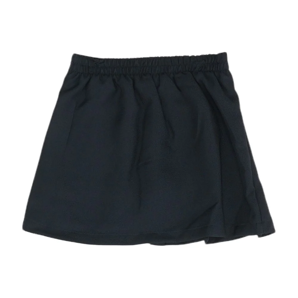 Navy Solid Skort Skirt - Image 2