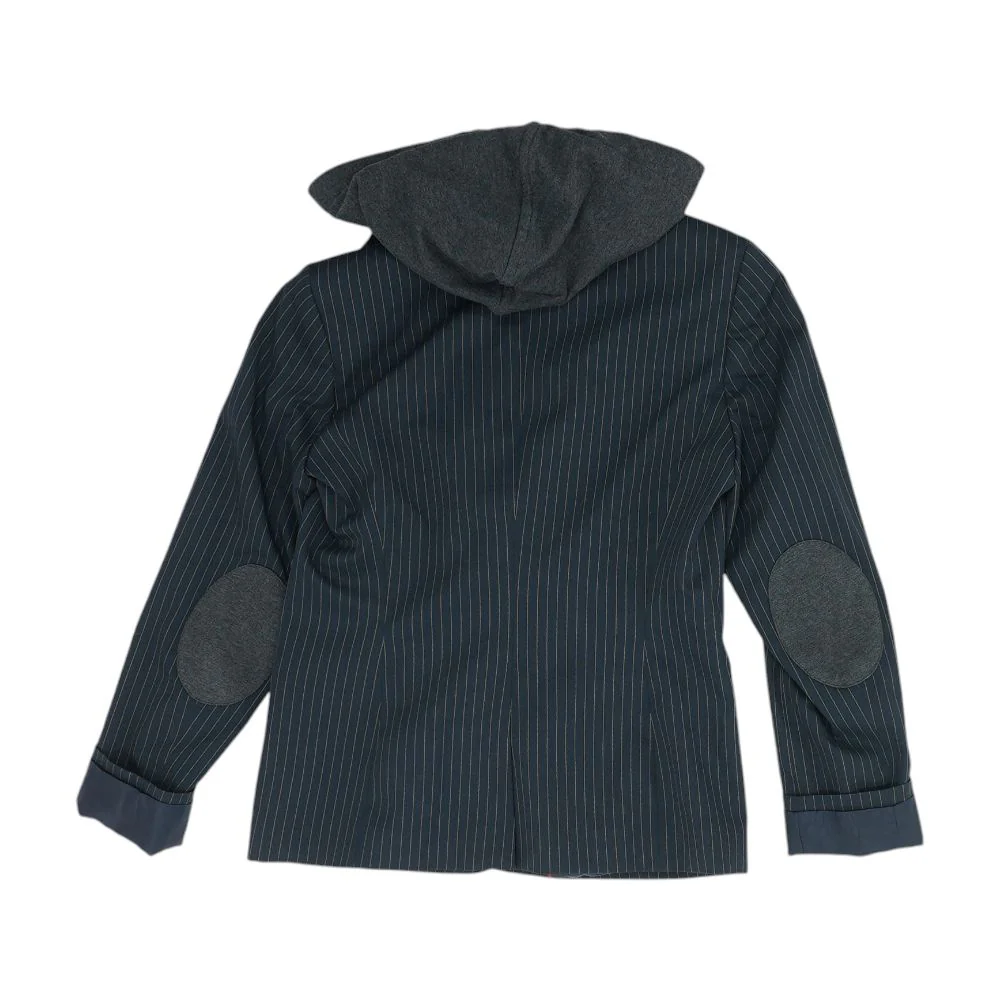 Navy Striped Lightweight Jacket - Image 2