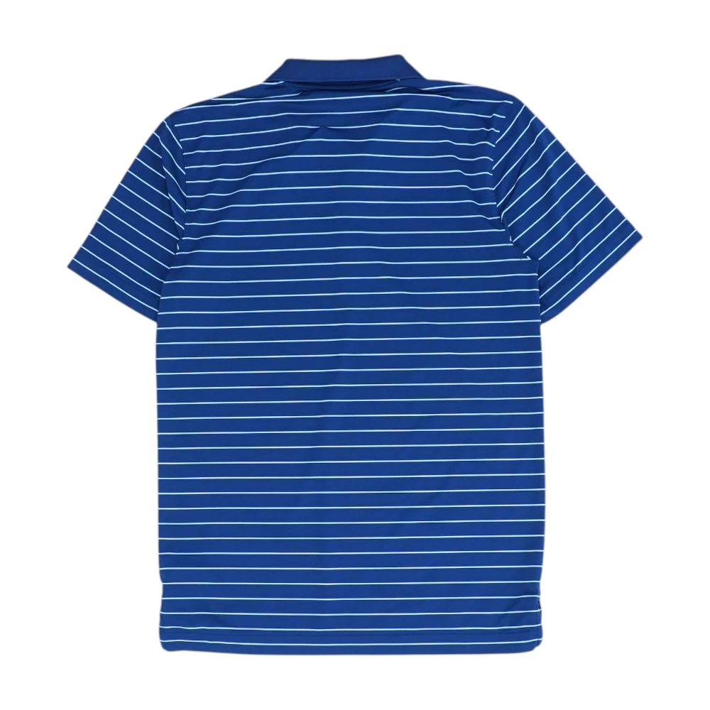 Navy Striped Short Sleeve Polo - Image 2