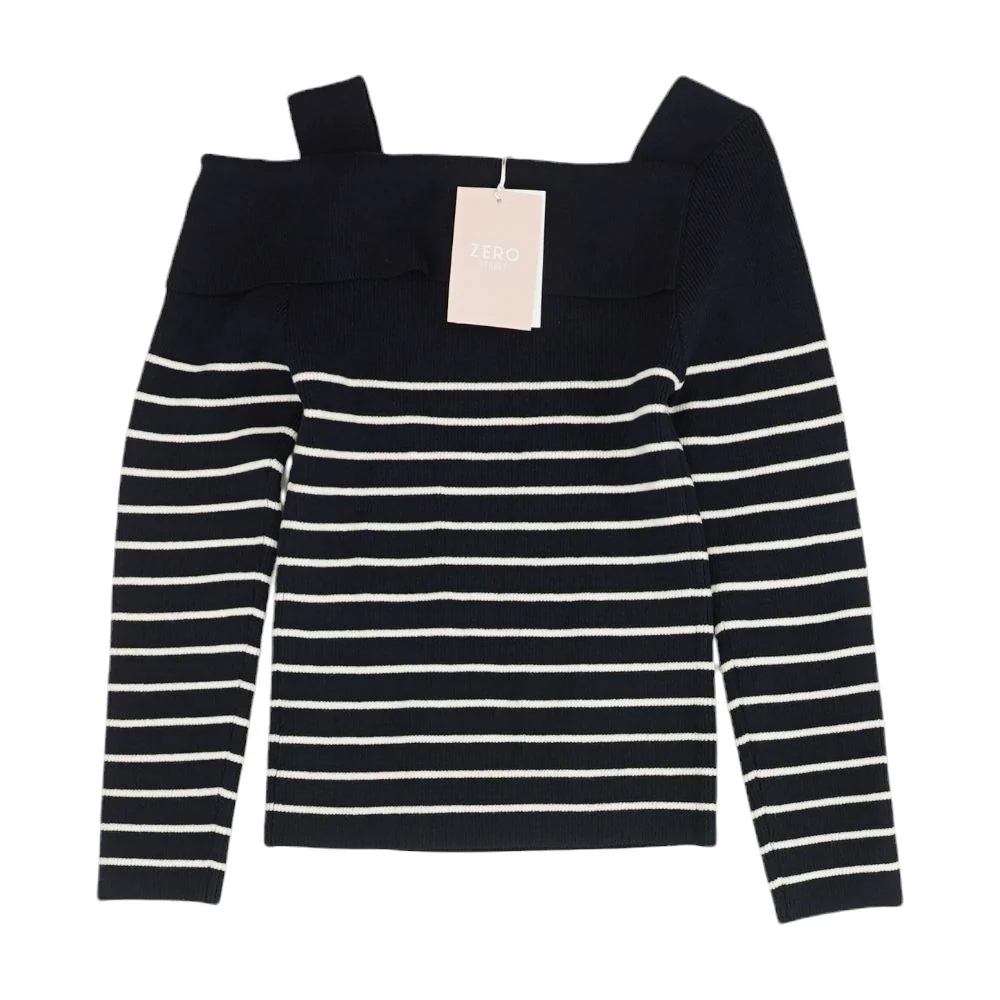 Navy Striped Sweater - Image 2
