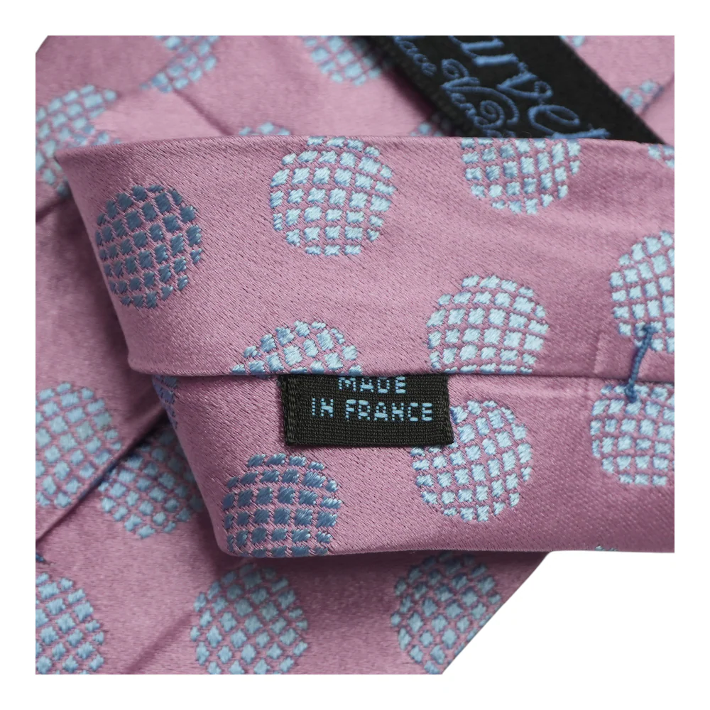 Purple Polka Dot Neck Tie - Image 3