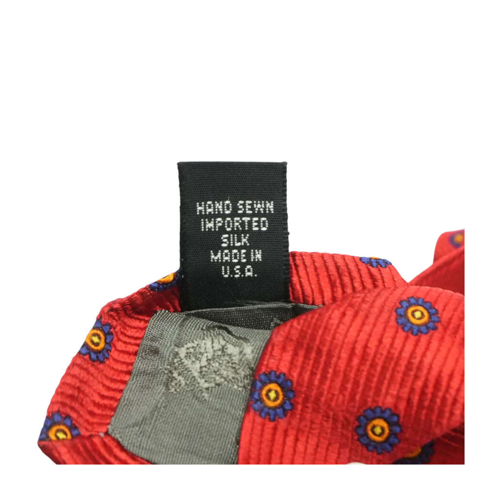 Red Polka Dot Neck Tie - Image 3