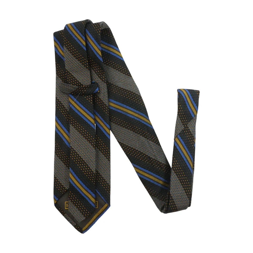 Gray Striped Neck Tie - Image 2