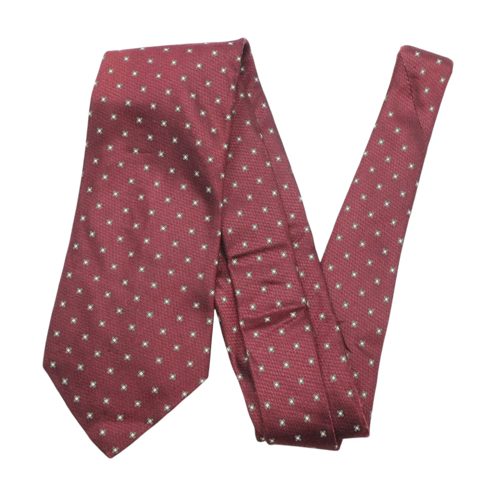 Maroon Abstract Neck Tie