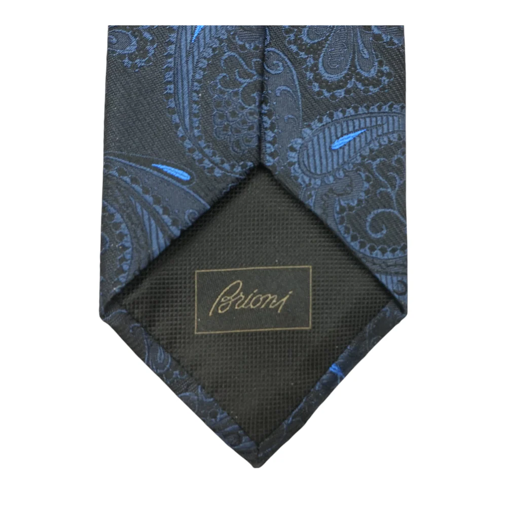 Black Paisley Neck Tie - Image 2