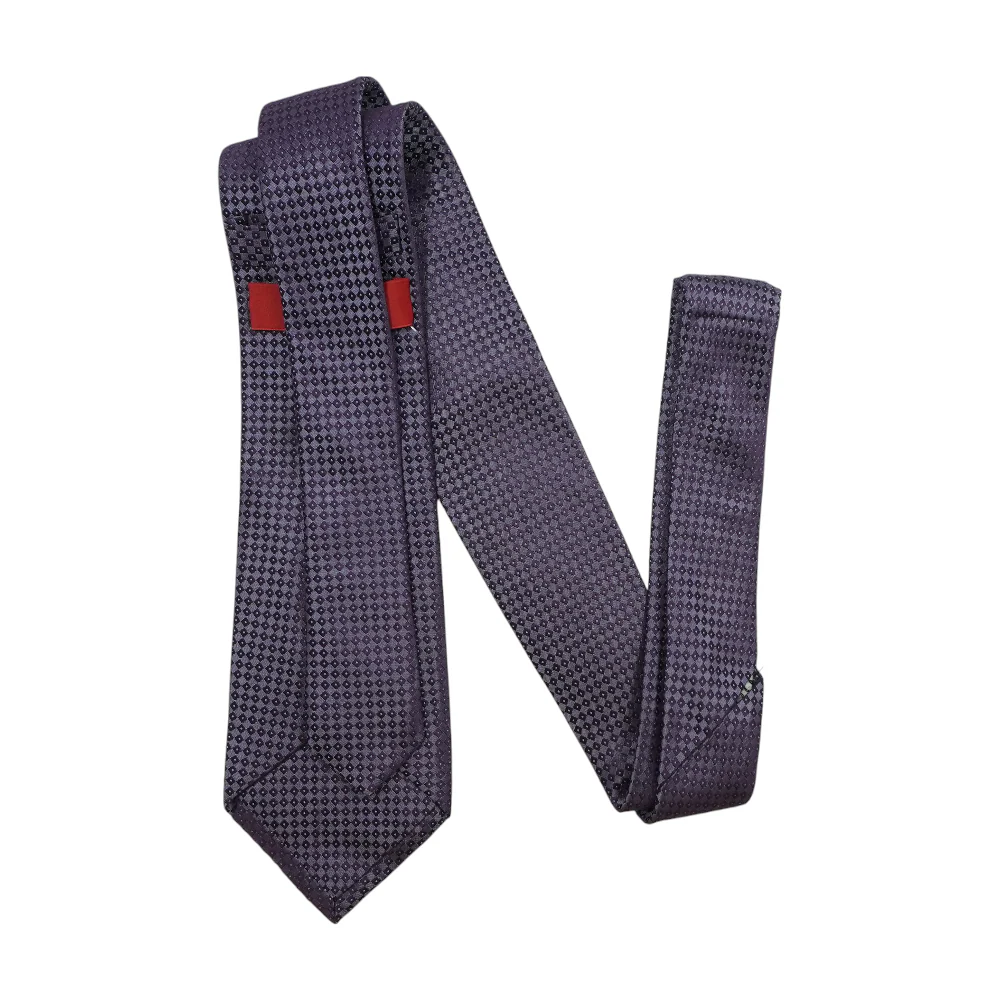 Purple Polka Dot Neck Tie - Image 2