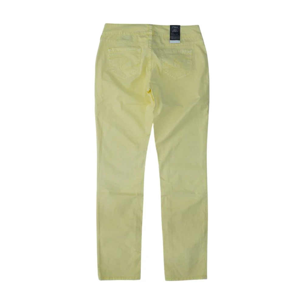 Neon Yellow High Rise Jeans - Image 2