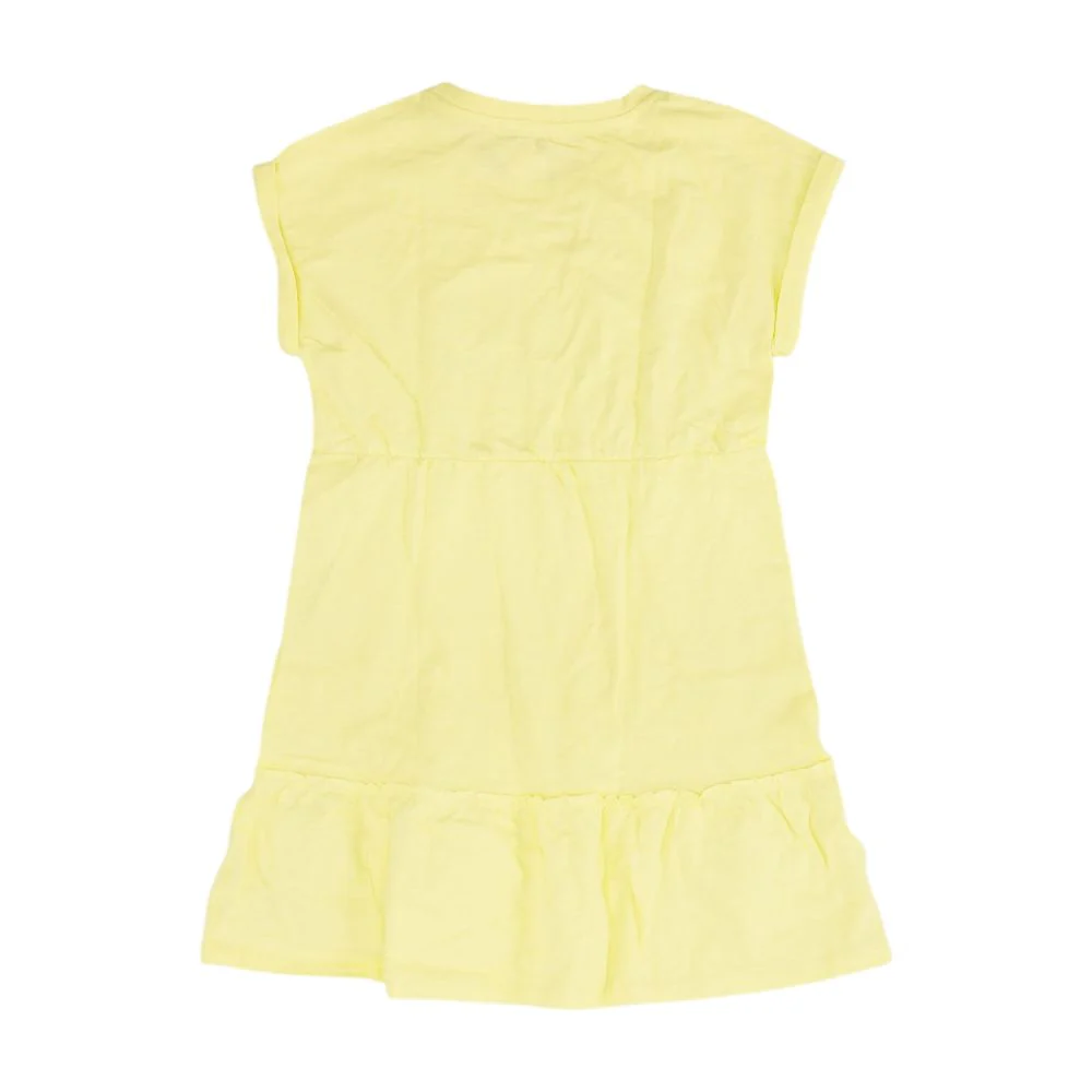 Neon Yellow Solid Midi Dress - Image 2