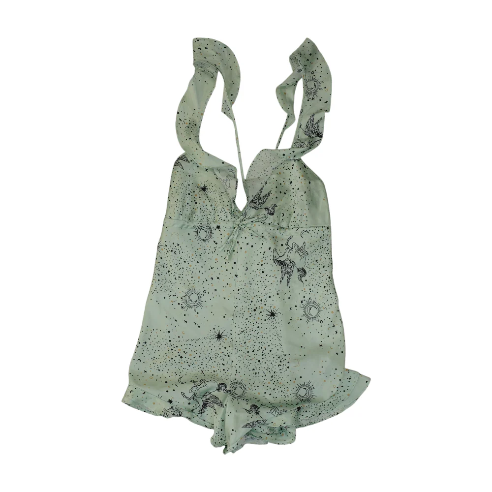 Green Graphic Onesie - Image 2