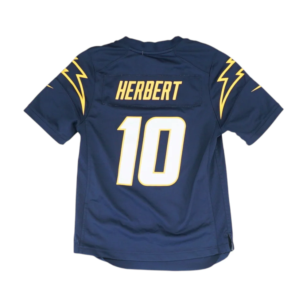 Boys' Navy Los Angeles Charger Short Sleeve Jersey - Image 2