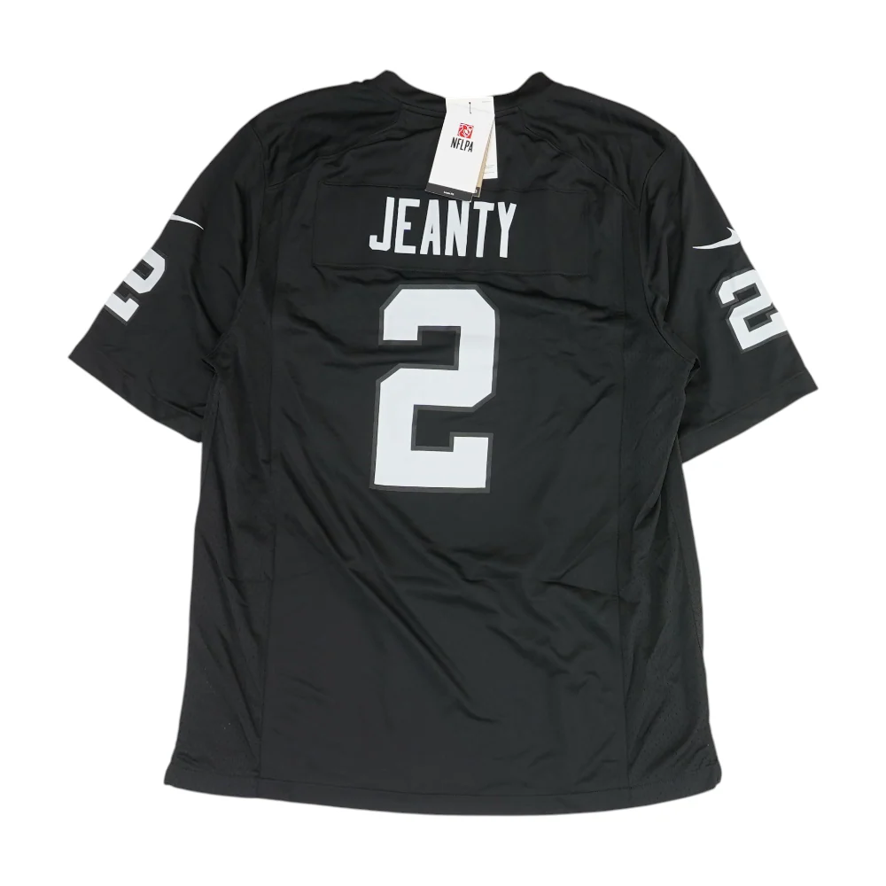 Men's Black Las Vegas Raiders Short Sleeve Jersey - Image 2