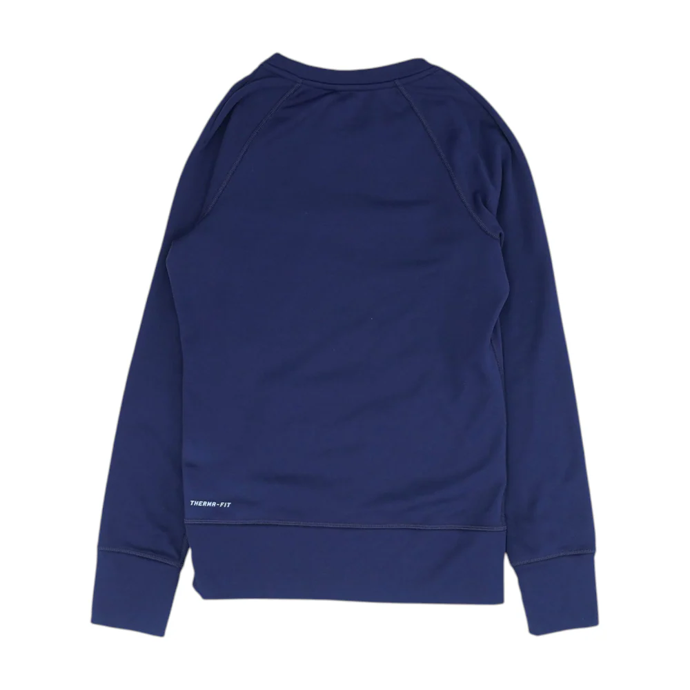 Deep Purple Solid Sweatshirt Pullover - Image 2