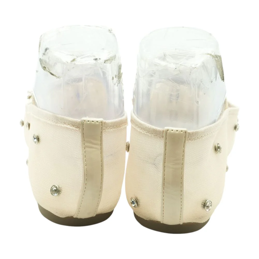 Nude Mary Jane Flats - Image 2