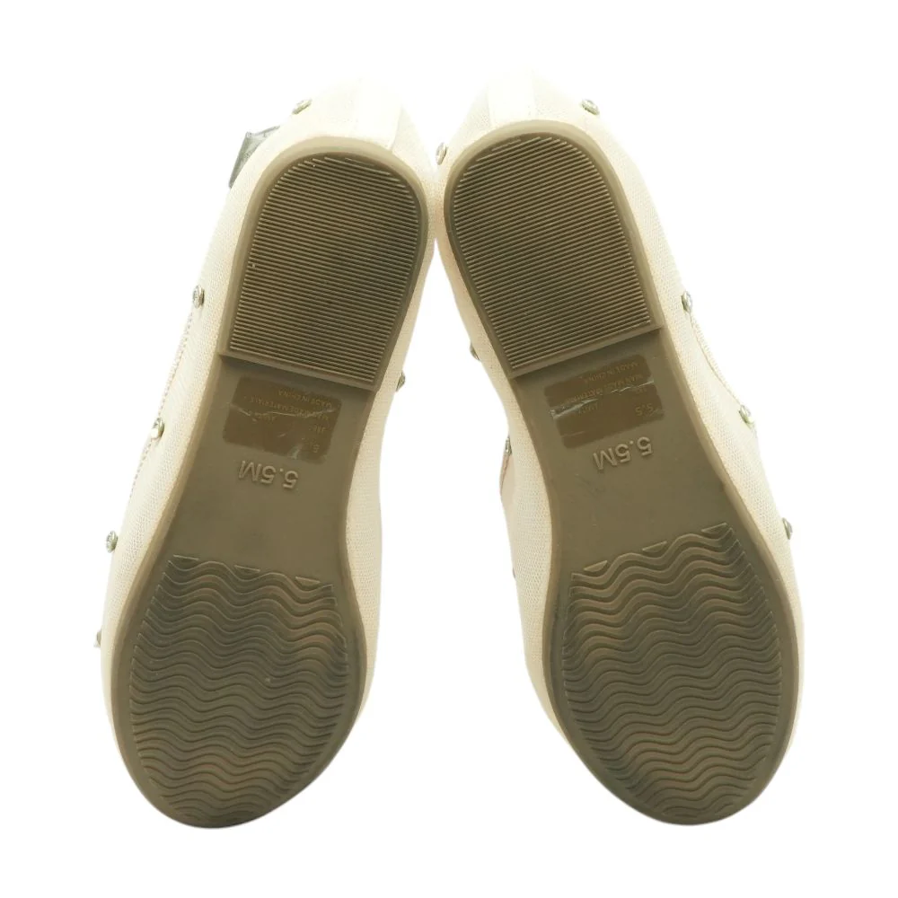 Nude Mary Jane Flats - Image 3