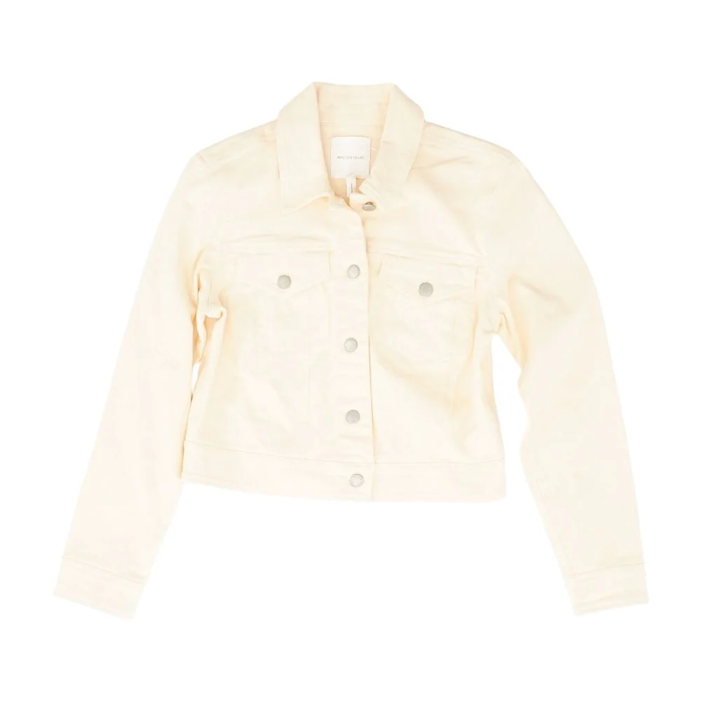 Nude Solid Denim Jacket - Image 2