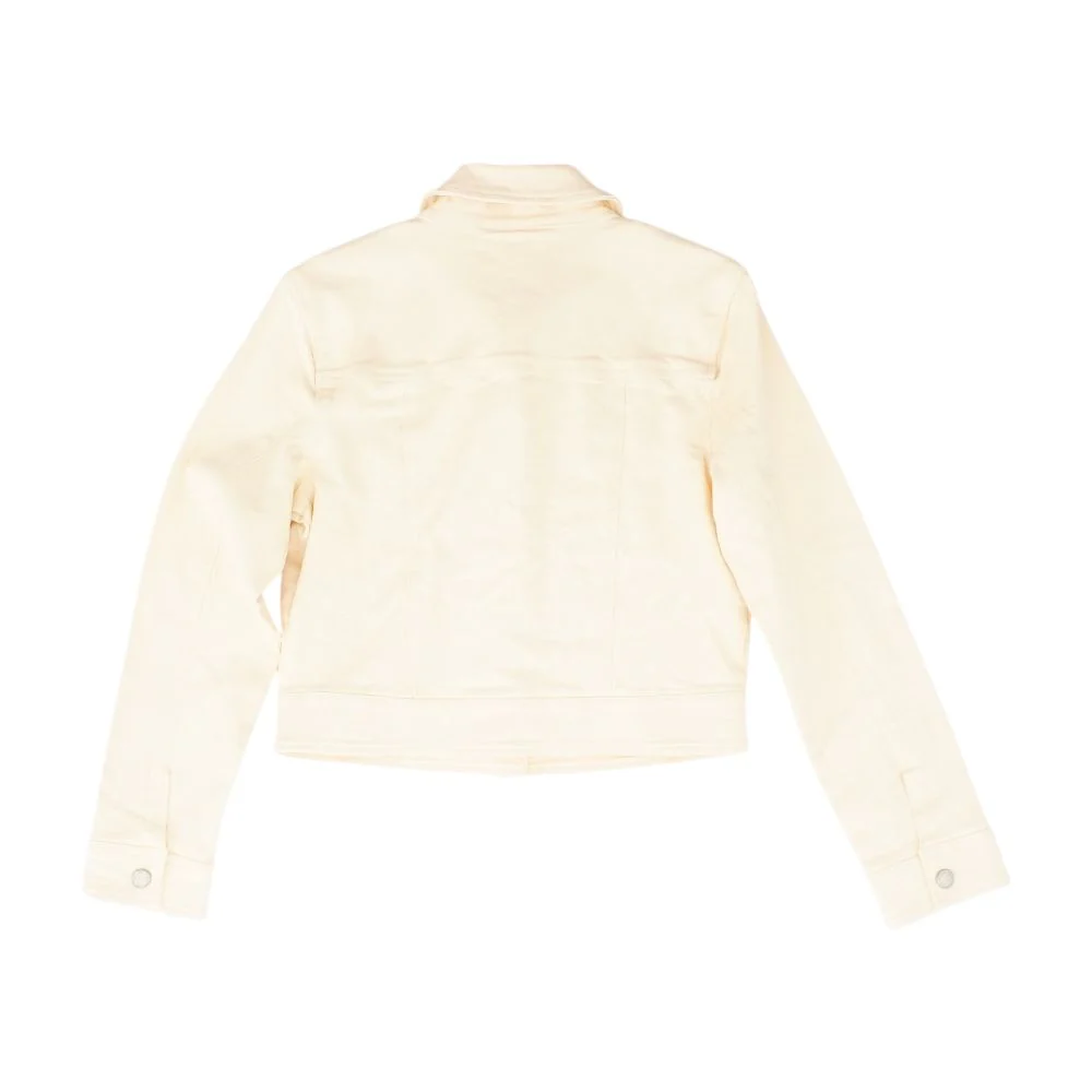 Nude Solid Denim Jacket - Image 3
