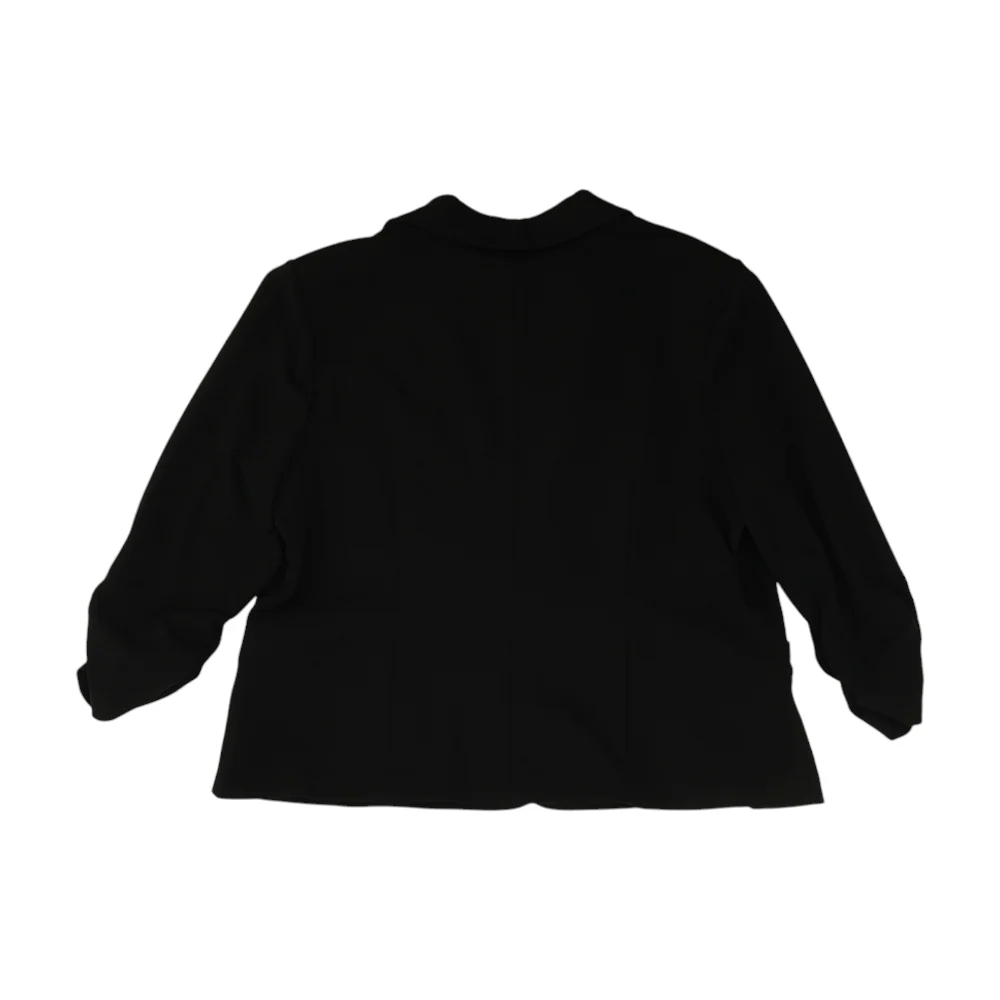 Black Solid Blazer - Image 2