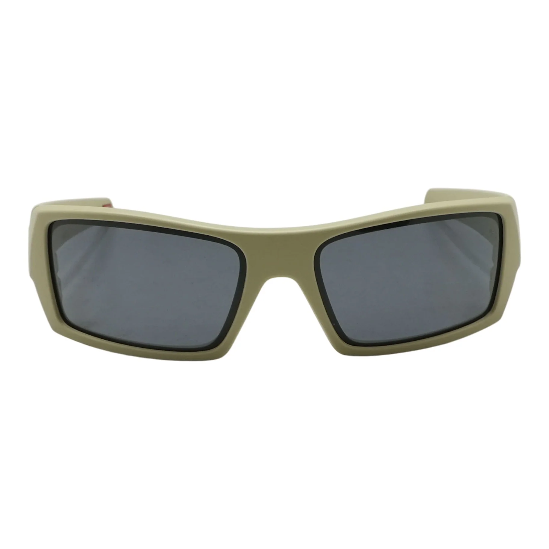 Beige Gascan Rectangle Sunglasses - Image 2