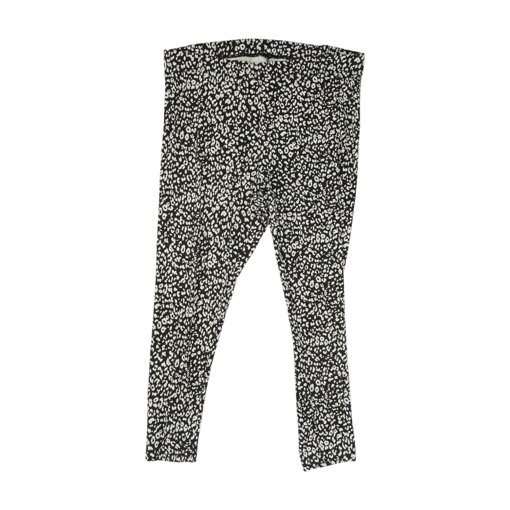 Black Plus Animal Print Fashion Leggings