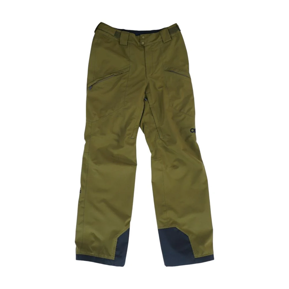 Olive Solid Active Pants - Image 2