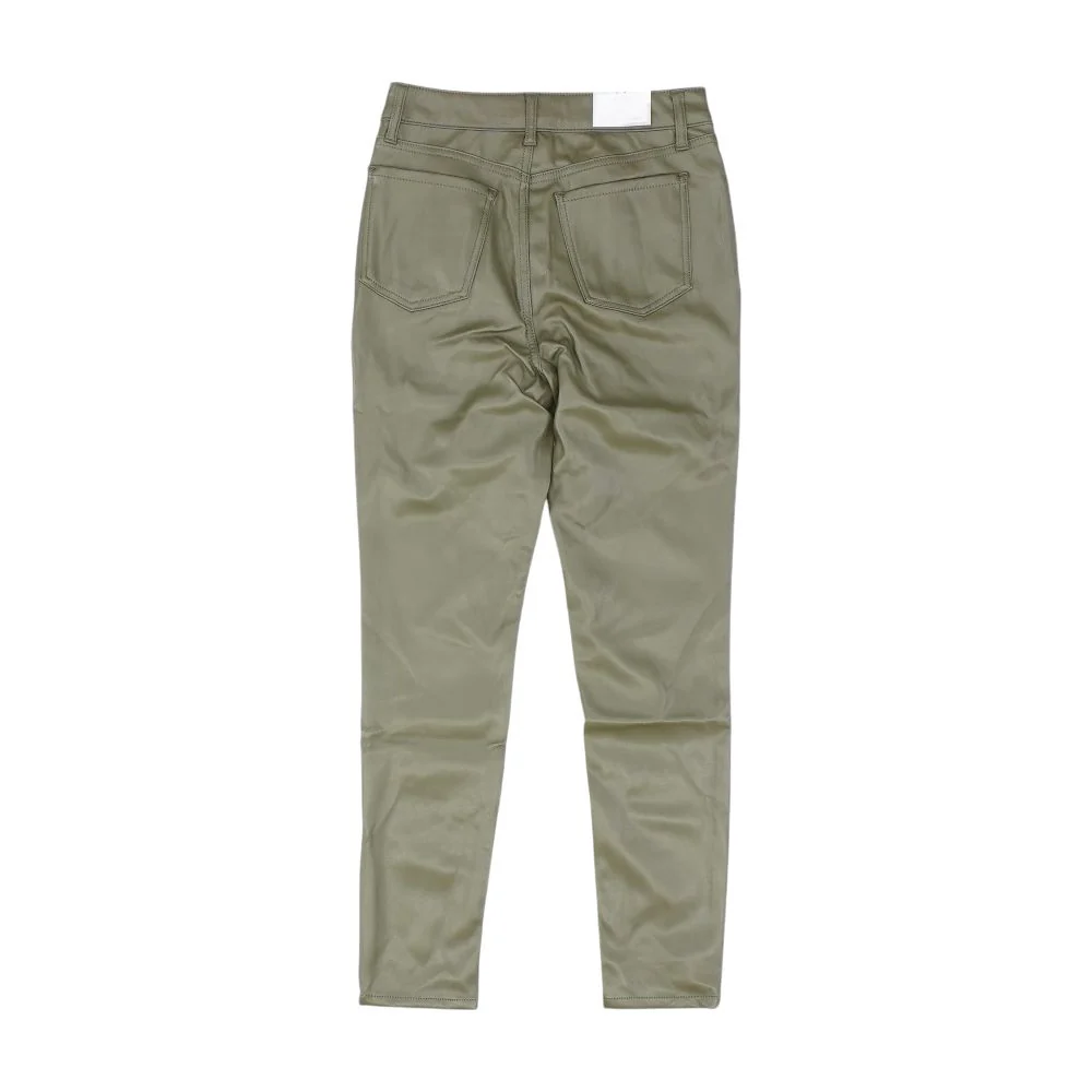 Olive Solid Pants - Image 2