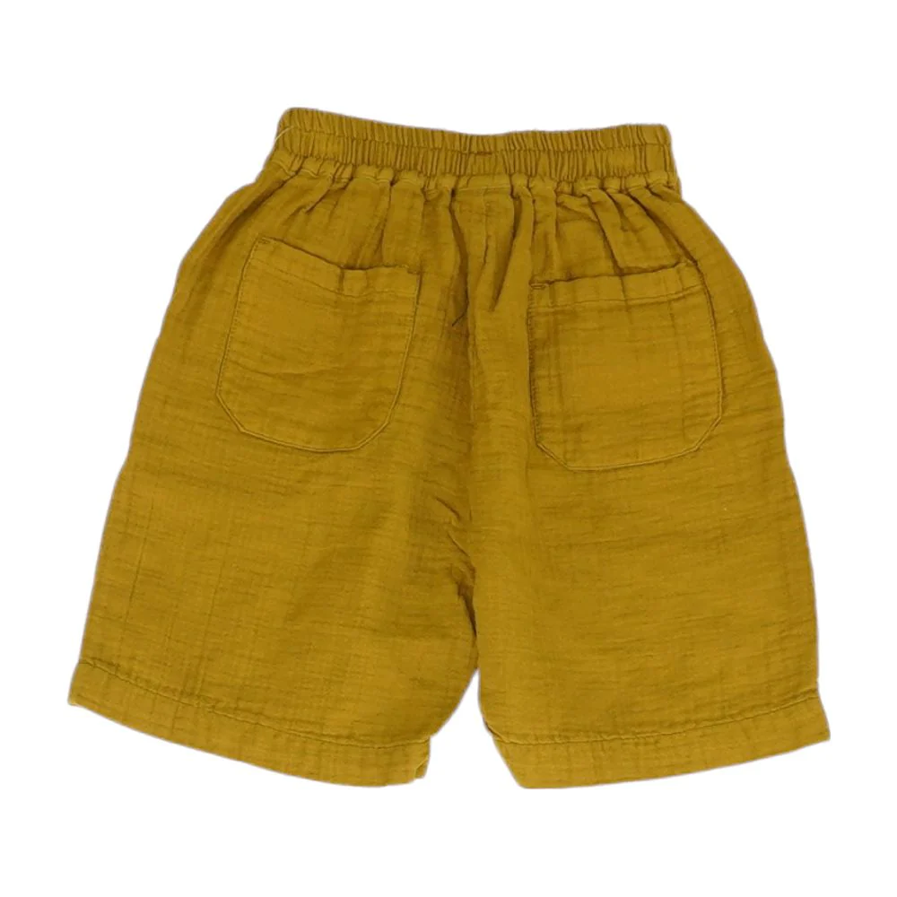 Olive Solid Shorts - Image 2
