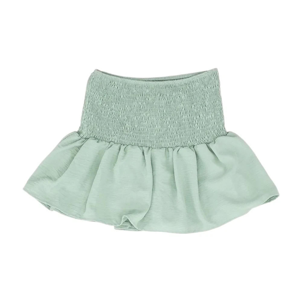 Olive Solid Skort Skirt - Image 2