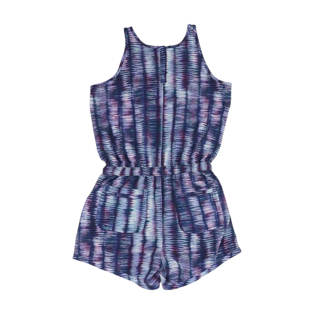 Purple Abstract Sleeveless One-Piece - Image 2