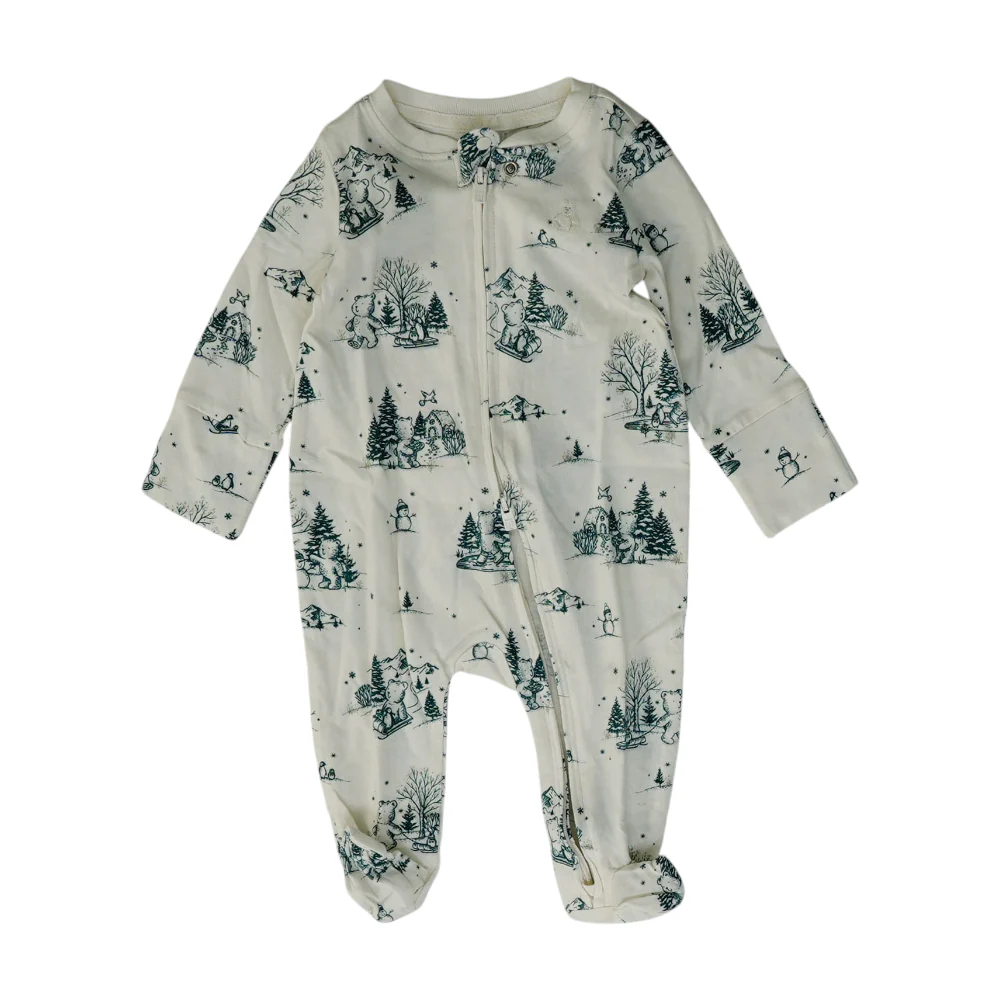 Ivory Graphic One-Piece