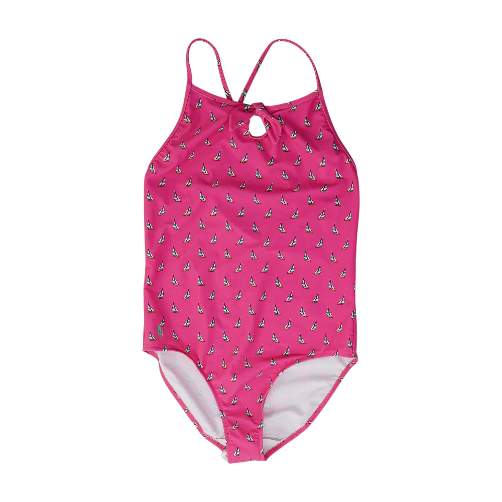 Pink Graphic One-Piece