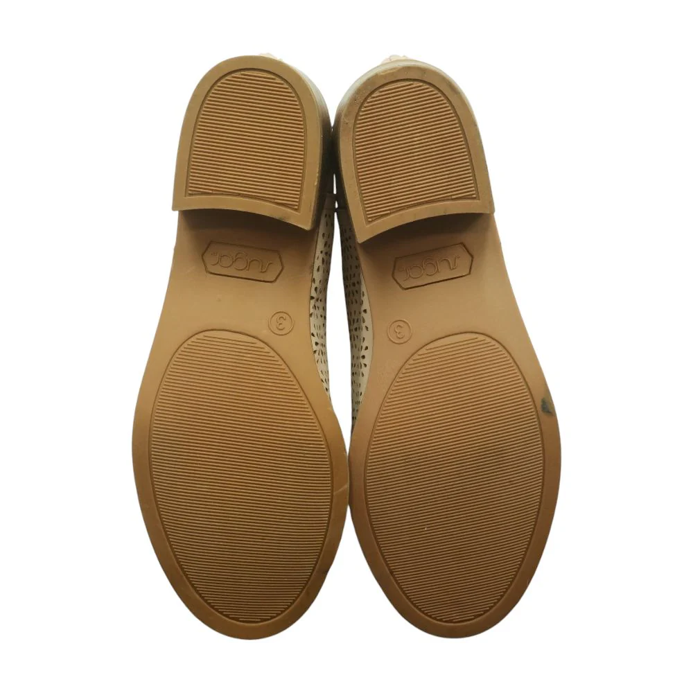 Open Toe Ankle Beige Boots - Image 3