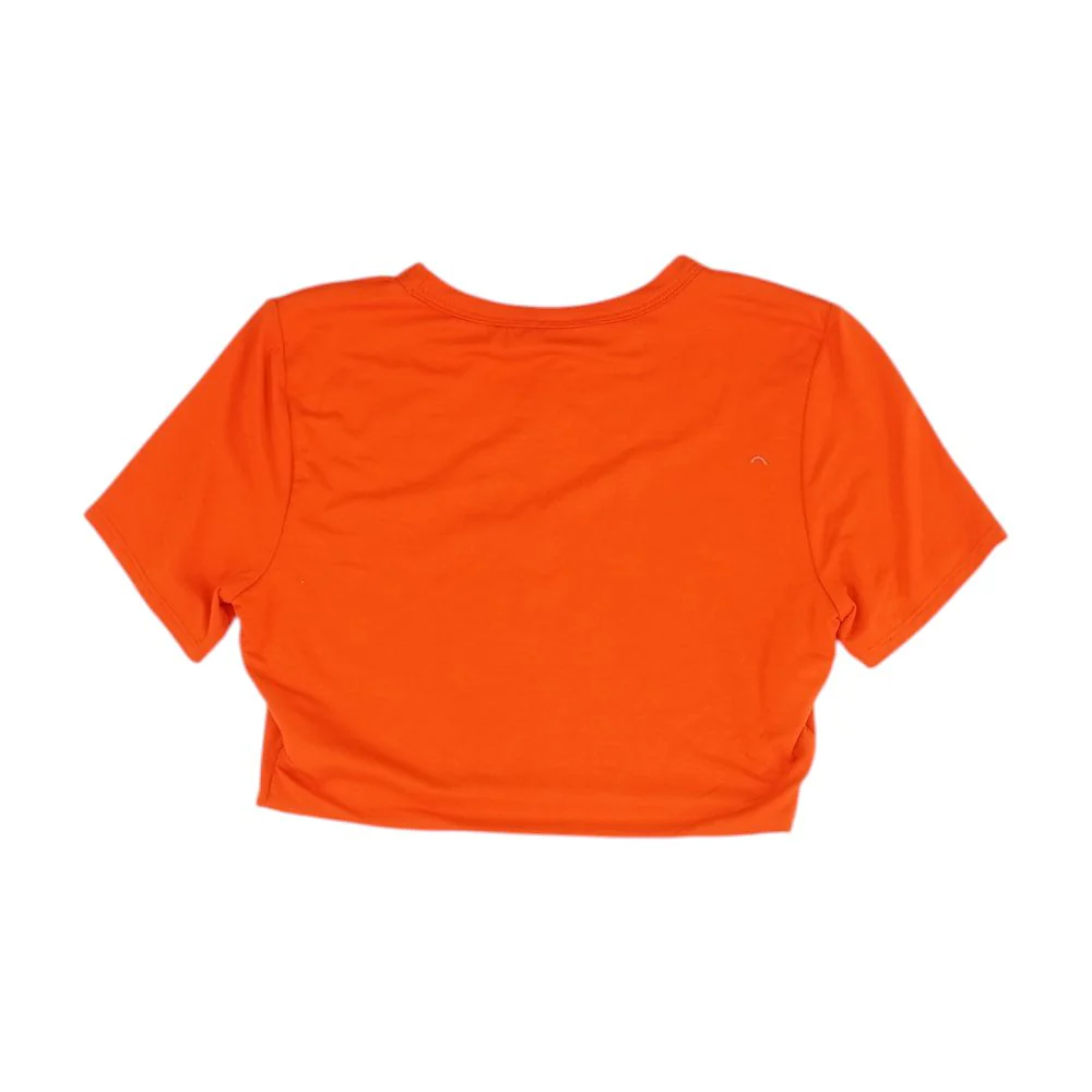 Orange Cropped T-Shirt - Image 2
