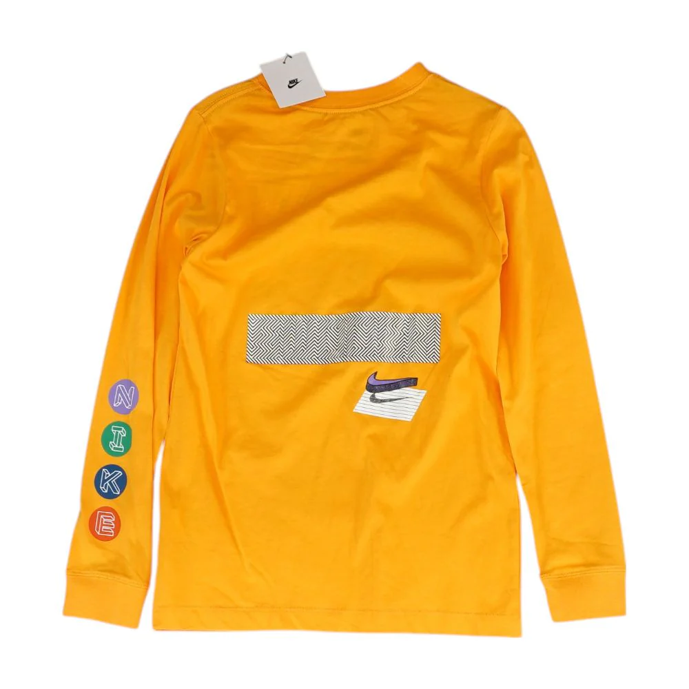Orange Graphic Crewneck T-Shirt - Image 2