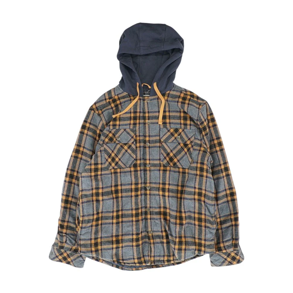 Orange Plaid Lightweight Jacket