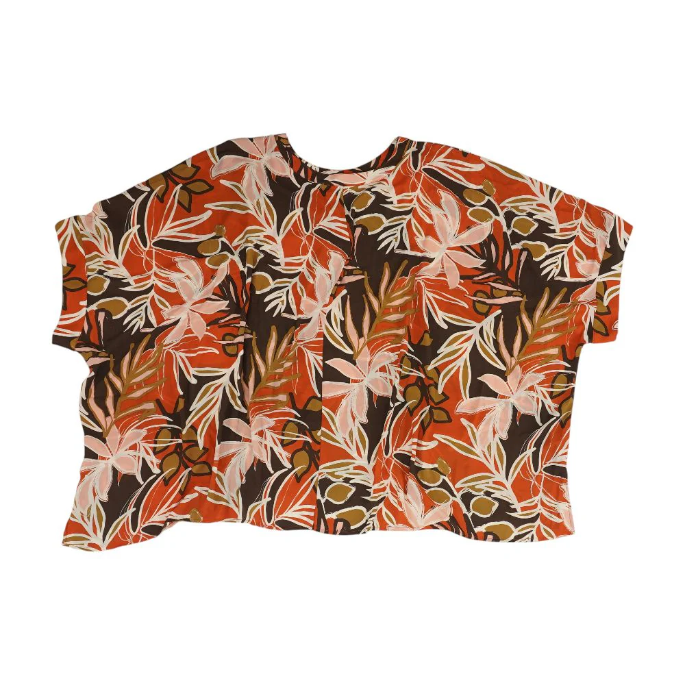 Orange Plus Floral Button Down - Image 2