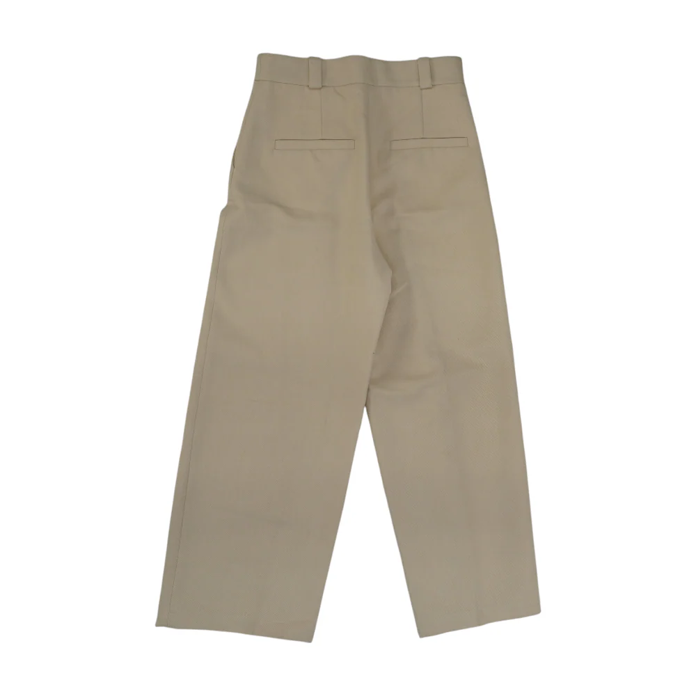 Beige Wide Leg Pants - Image 2