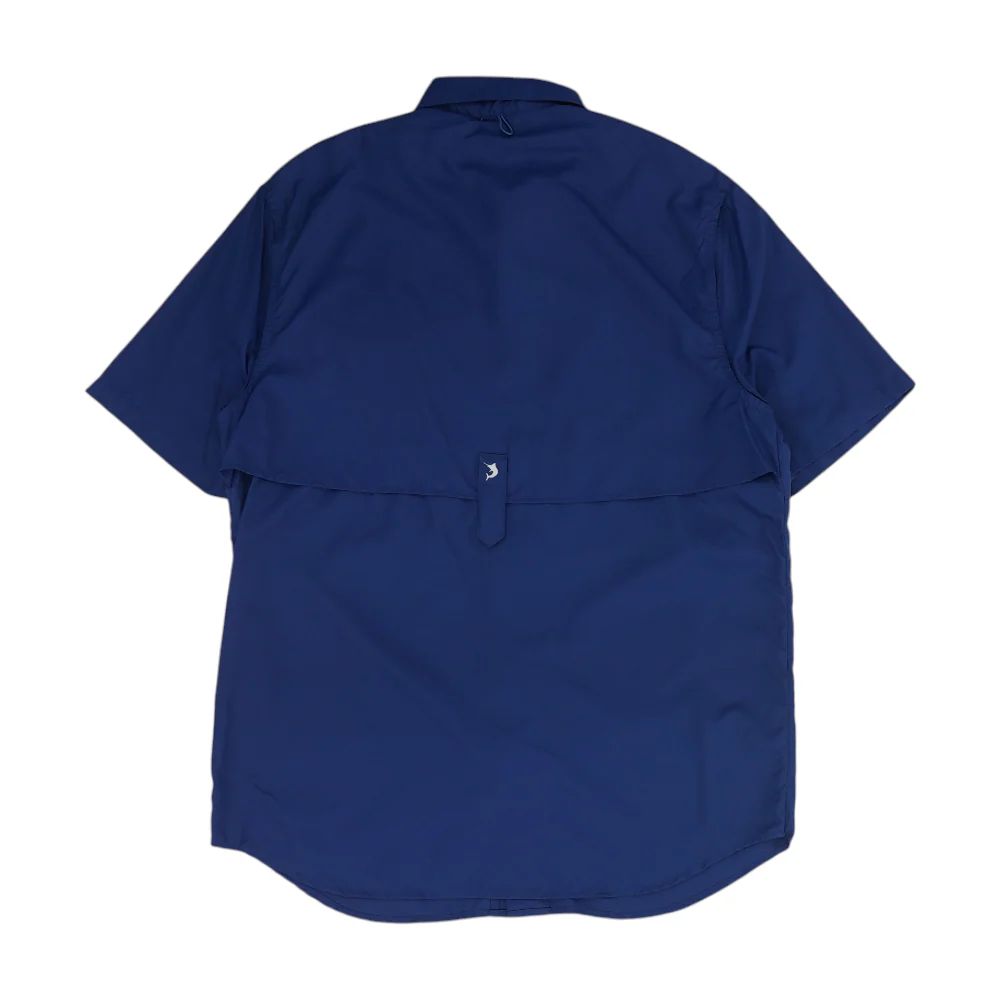 Navy Solid Outdoor Button Down - Image 2