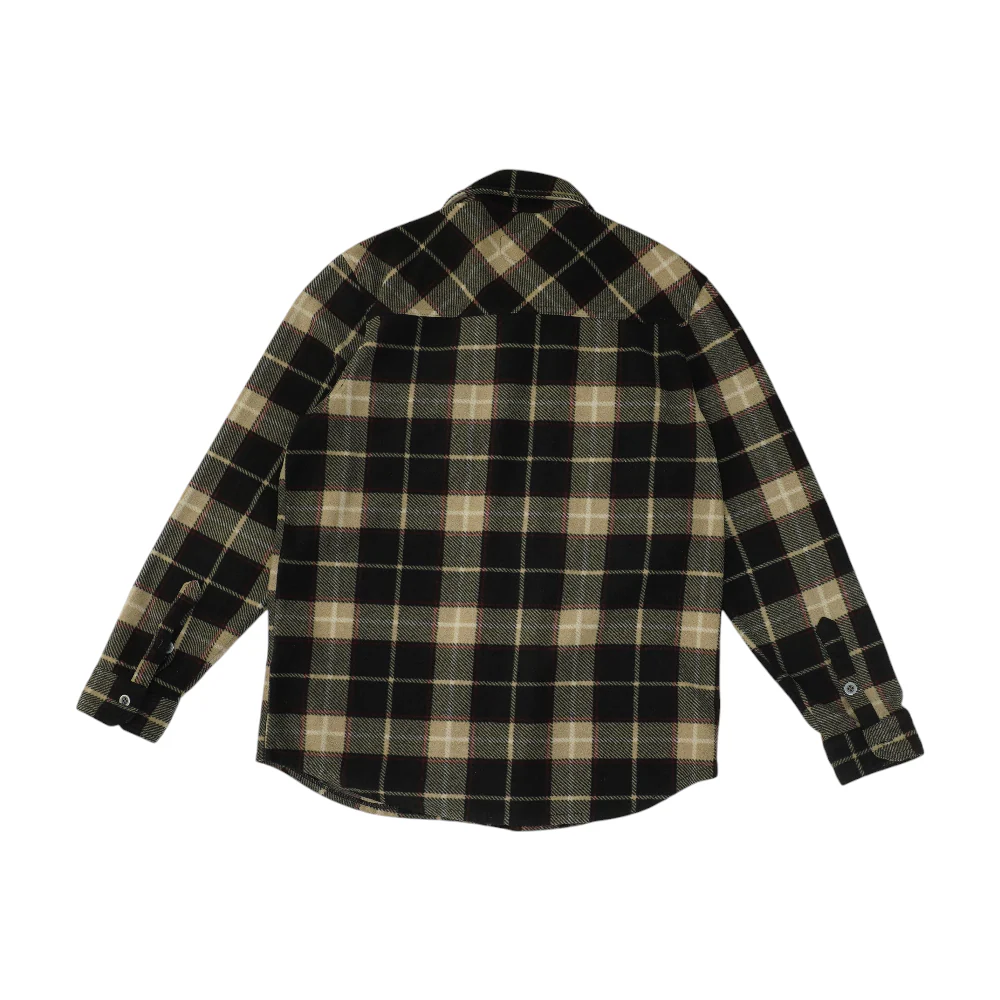 Black Plaid Outdoor Button Down - Image 2