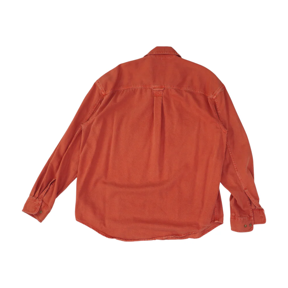 Red Solid Outdoor Button Down - Image 2