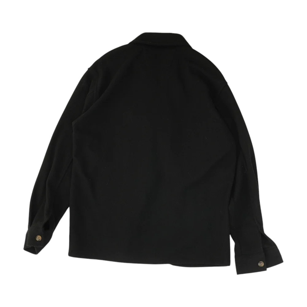 Black Solid Outdoor Button Down - Image 2