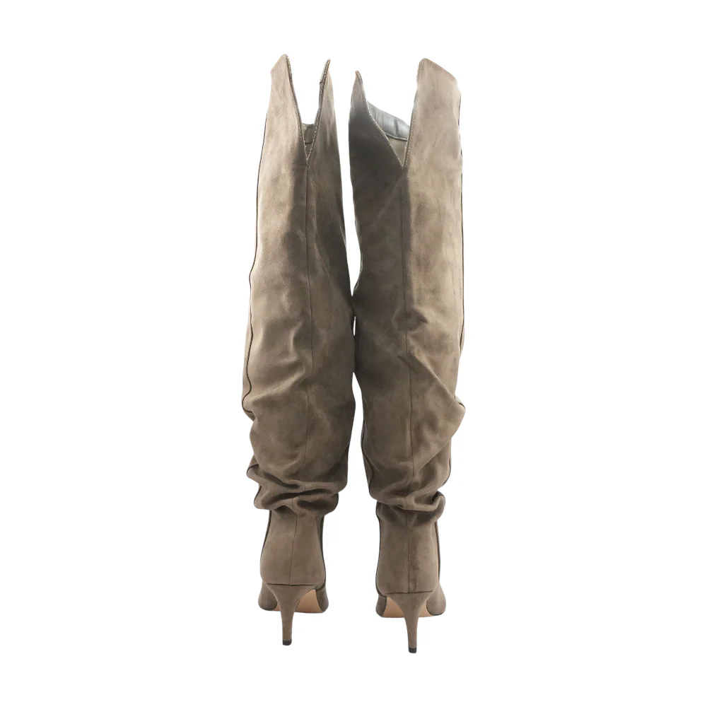 Brown Over-the-Knee Boots - Image 2