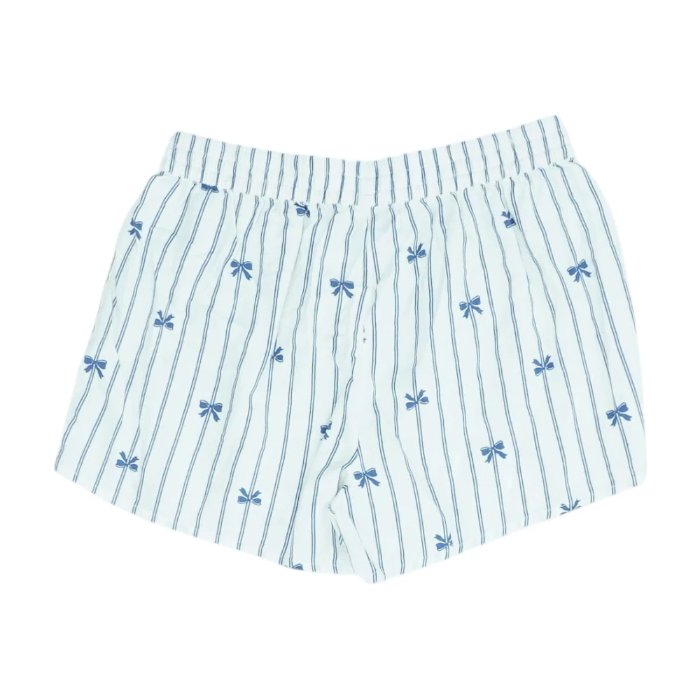 White Striped Pajama Bottom - Image 2