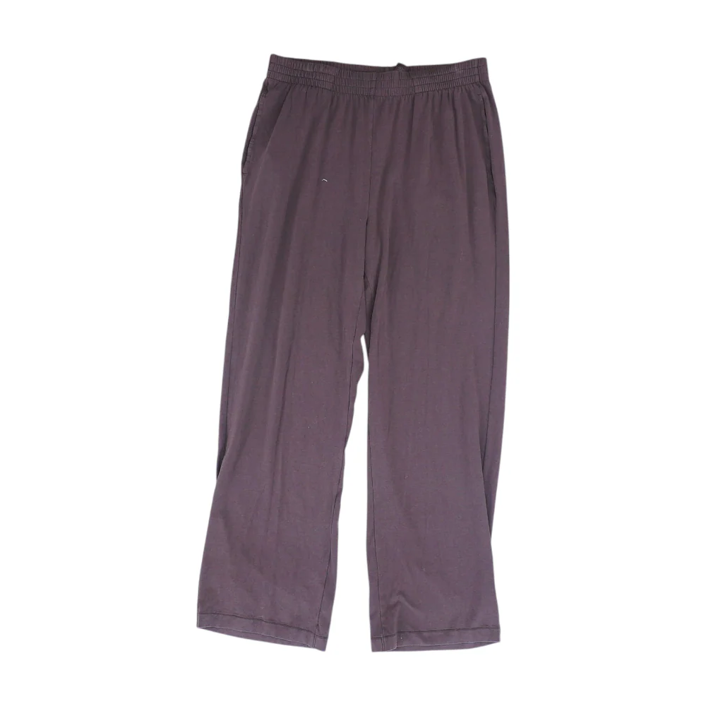Brown Solid Pajama Bottom