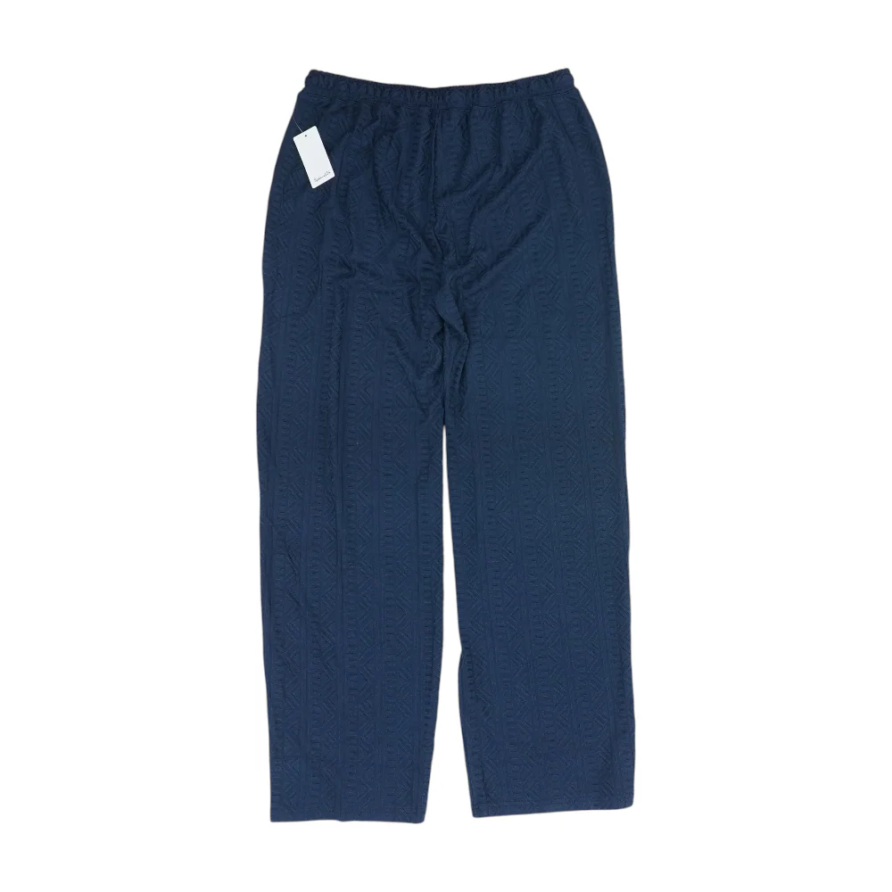 Navy Geometric Pajama Bottom - Image 2