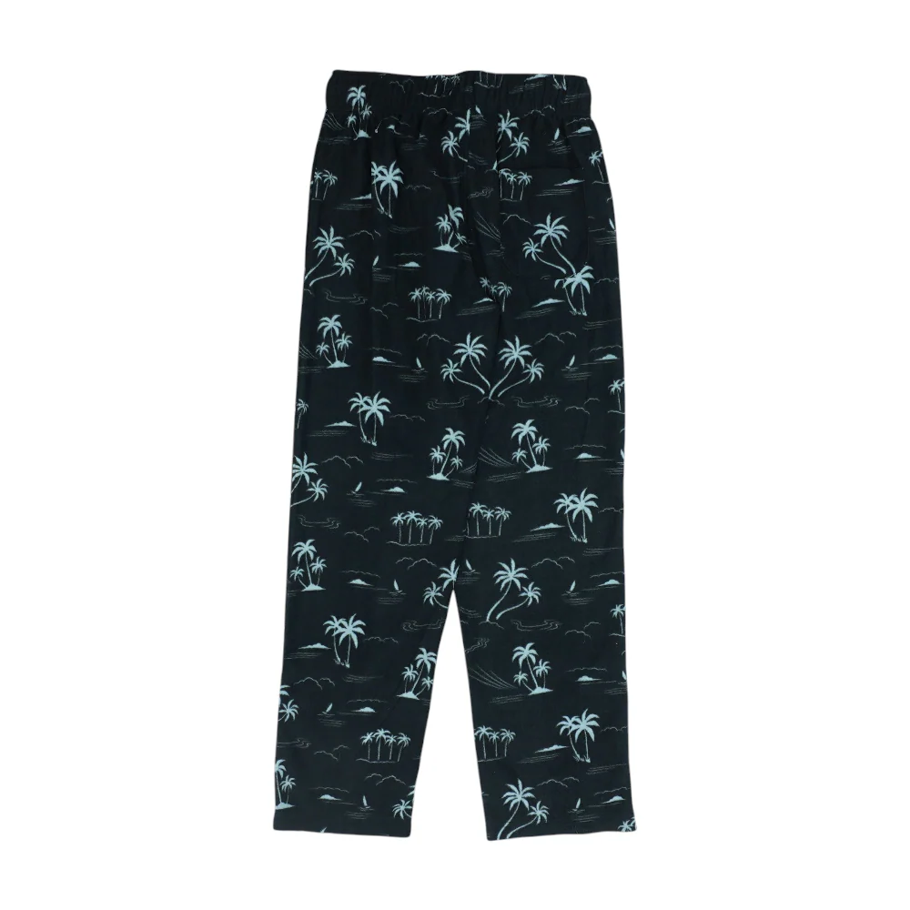Black Abstract Pajama Bottom - Image 2