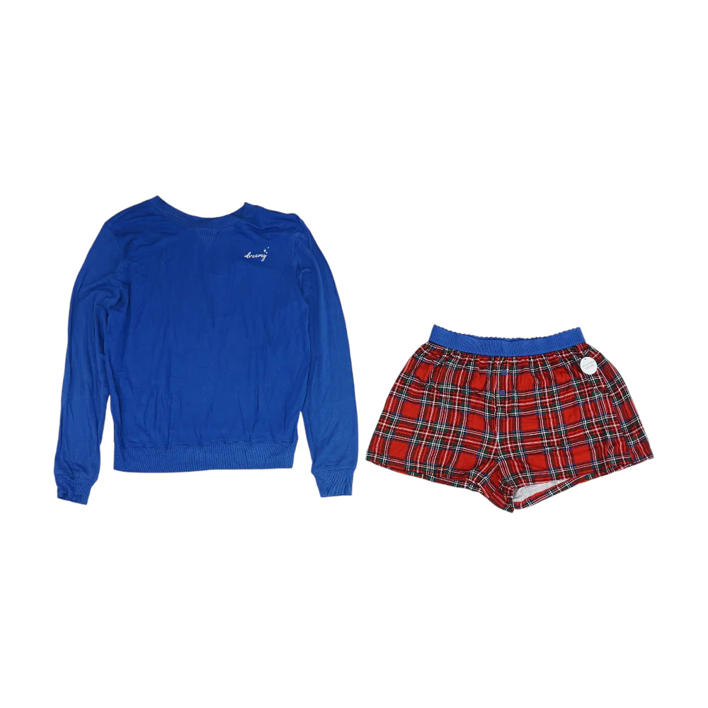 Red Plaid Pajama Set