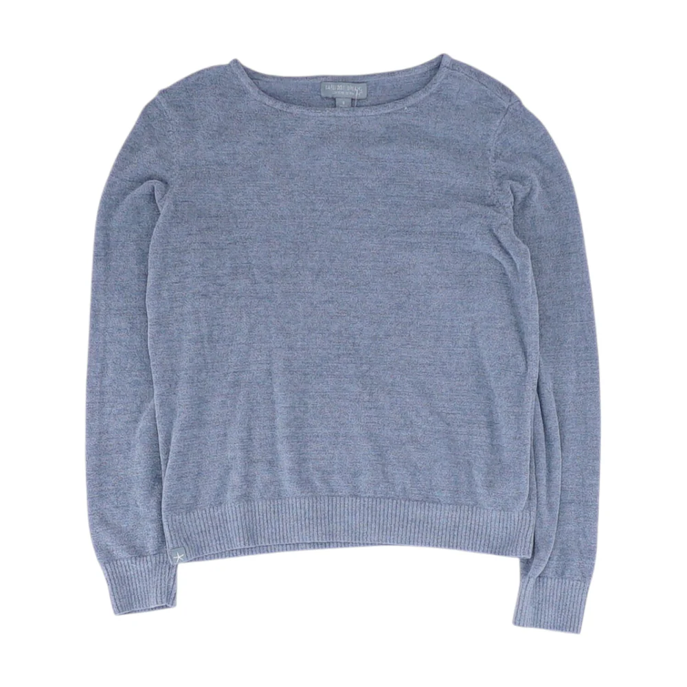 Blue Solid Pajama Top